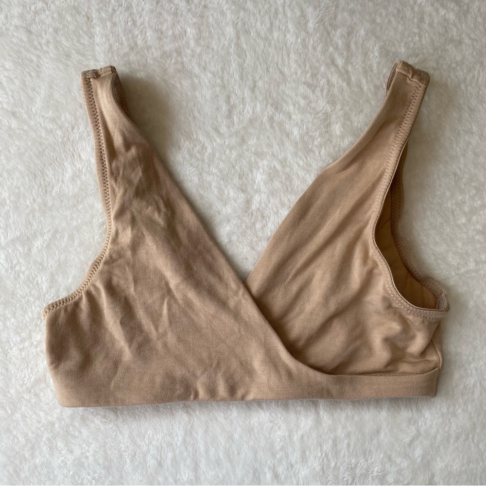 A Pea In The Pod Nursing Bra Tan Size Small‎ Sleep Lounge